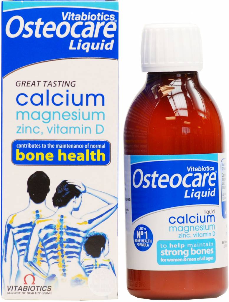 Osteocare dietary supplement of calcium, magnesium, zinc and vitamin D3