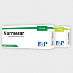 Normesar treatment of essential hypertension and posology and method of administration